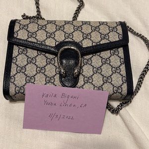 Dionysus GG Chain Wallet